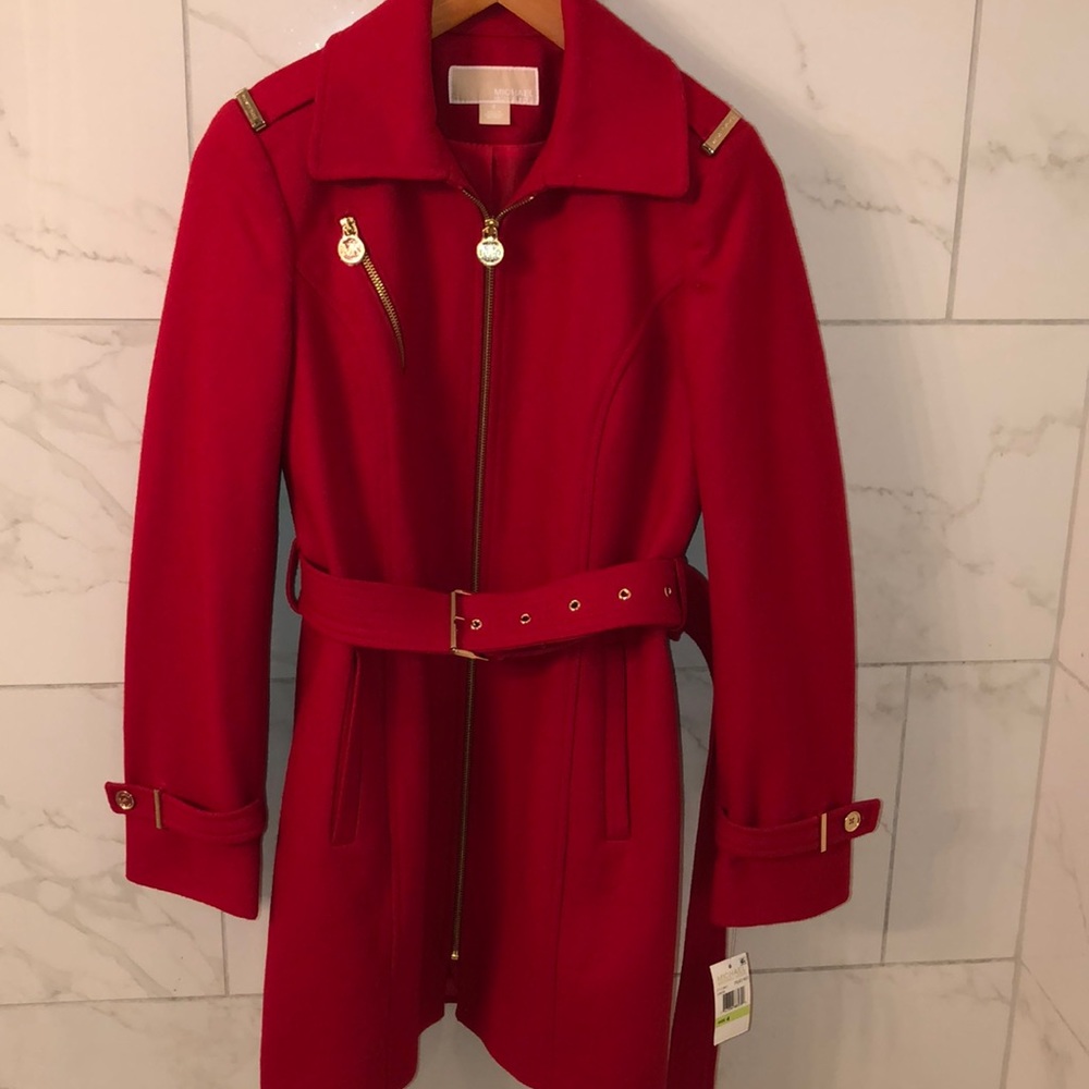 MICHAEL KORS TRUE RED COAT
